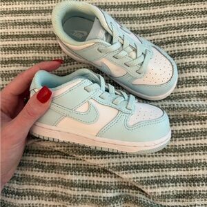 Nike Aqua and White Kids' Sneakers. Never worn. New without tags